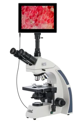 Microscopio Trinocular Digital MED D40T LCD - Levenhuk
