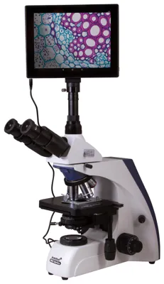 Microscopio Trinocular Digital MED D35T LCD - Levenhuk