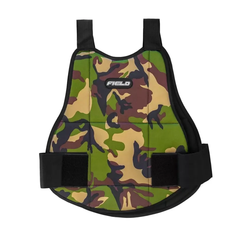 Protector de Pecho Reversible · Camuflaje negro