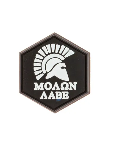 Patch Molon Labe Hexagonal