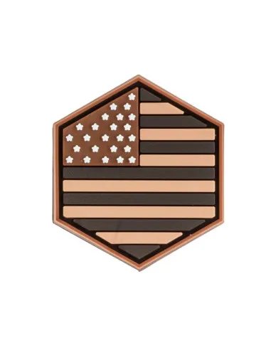 Patch USA Hexagonal · Tan / FDE