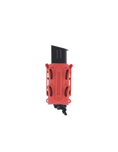 Poche 9 mm Rigide Rouge Vif