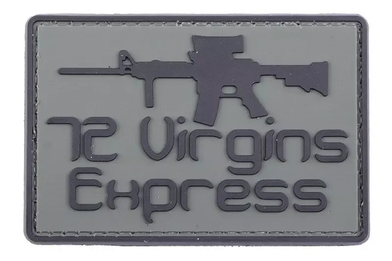 3D Patch – 72 Virgins Express – Groen