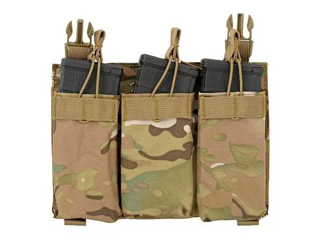8Fields Buckle Up Triple 5.56 Pouch Panel Open Top