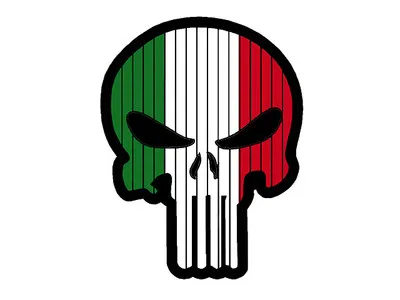 Patch Skull Italy - 8FIELDS