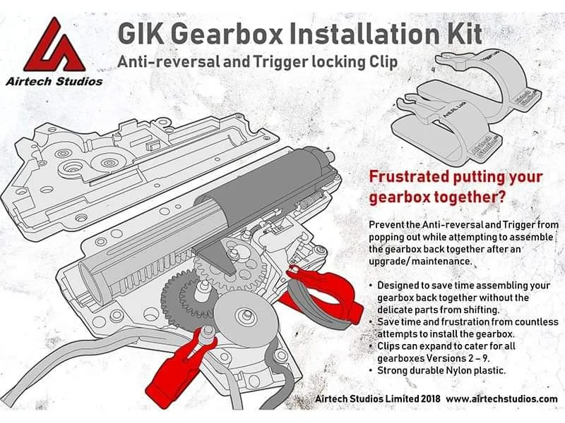 Airtech Studios Installing Kit Gearbox