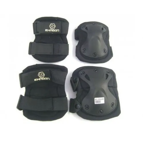 exagon Ginocchiere Gomitiere · Negro