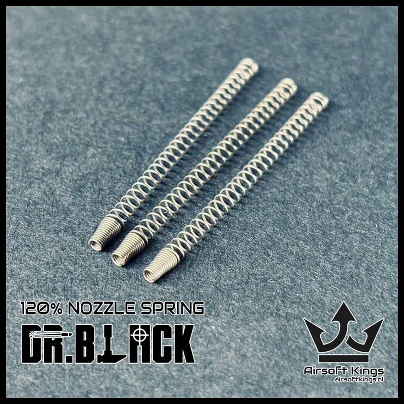 Dr.Black 120% Nozzle Spring for Hi-Capa · Negro