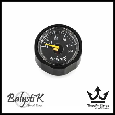 0-200 PSI Pressure Gauge - Balystik Airsoft Parts
