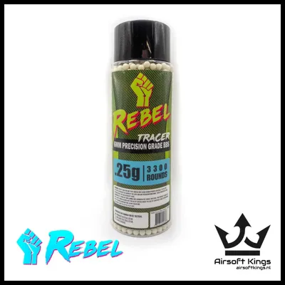 Rebel 0.25g Tracer Precision BBs - Rebel Precision (BZ Tactical)