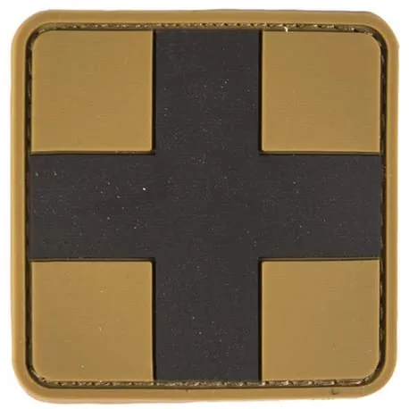 PVC First Aid Patch – 5×5 cm · Coyote