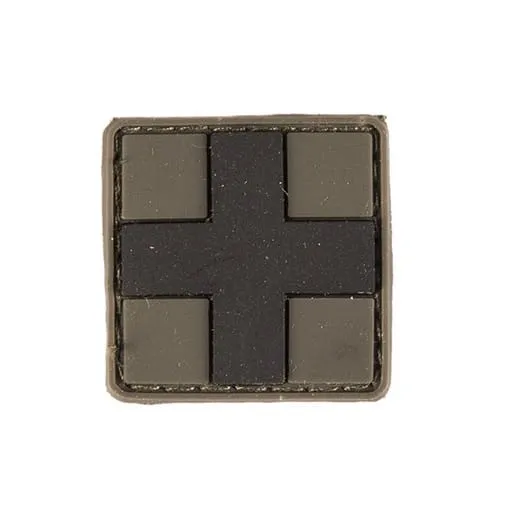 PVC 3D First Aid Patch – 2,5×2,5 cm · Verde / OD