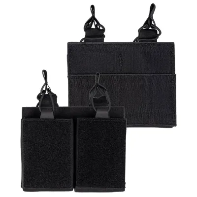AR15 MAG Holder – Velcro Back – Double (Zwart) - Mil-Tec