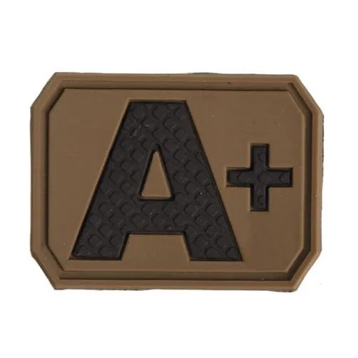 3D Blood Type Patch – A Positive · Coyote