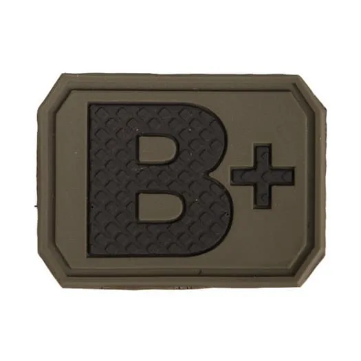 3D Blood Type Patch – B Positive · Verde / OD