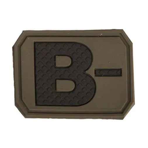 3D Blood Type Patch – B Negative · Verde / OD