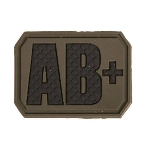 3D Blood Type Patch – AB Positive · Verde / OD