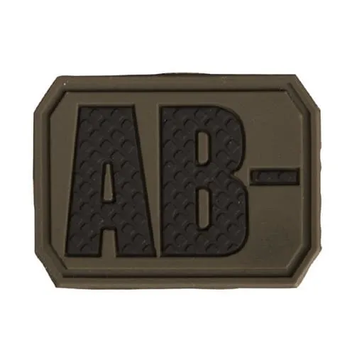 3D Blood Type Patch – AB Negative · Verde / OD