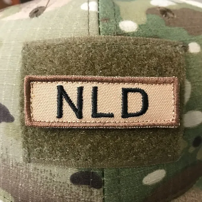 Airsoftneeds – Tab – NLD – 6 x 2 cm · Tan / FDE
