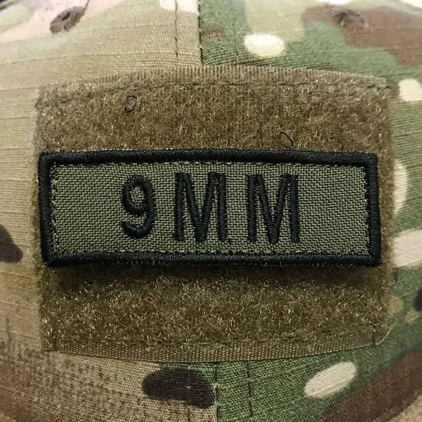 ASN – Tab 9mm – Velcro Patch – 6×2 cm · Verde / OD