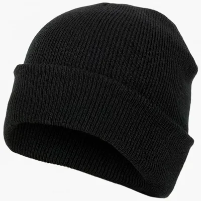 Deluxe Watch Hat (Zwart)