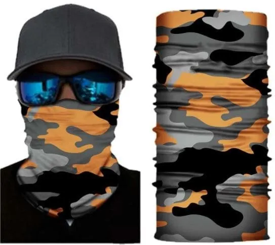 ASN – Neck Gaiter · Orange camo