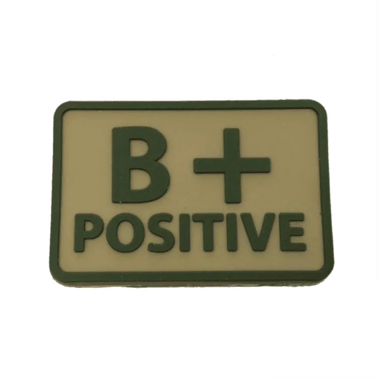 PVC Patch B+ Blood Type · Tan / FDE