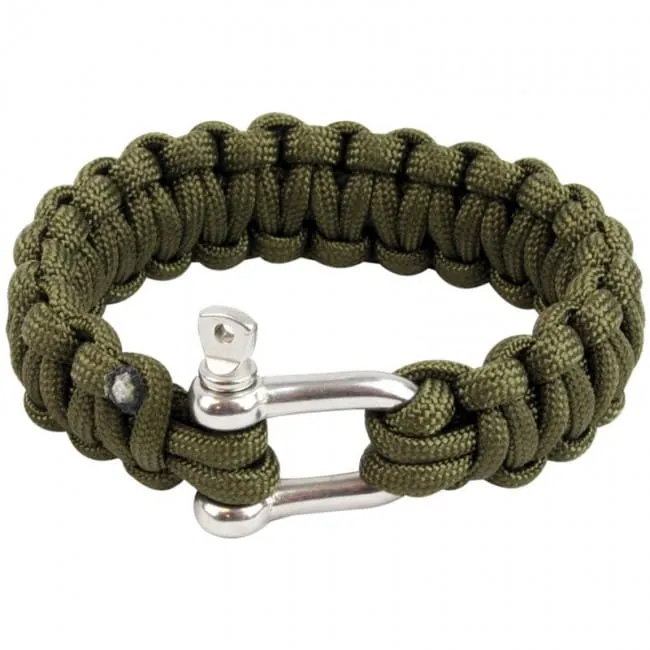 Paracord Bracelet D Ring · Verde / OD