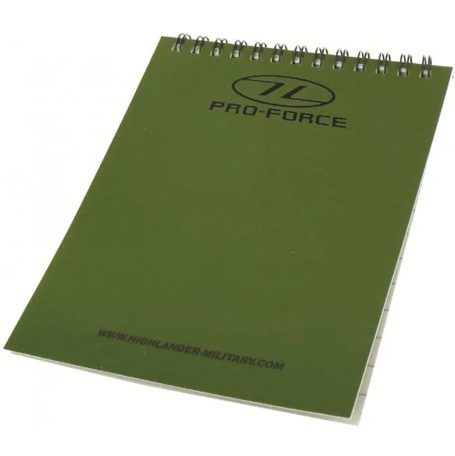Pro-Force Waterproof Notebook 15x12cm