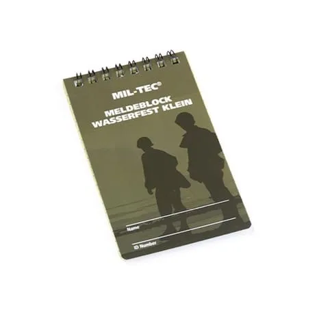 Small Message Book Waterproof – 7,5x13cm
