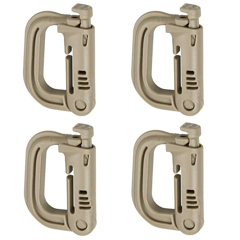 Airsoftneeds – Tactical D-Ring Set 4ST. · Tan / FDE