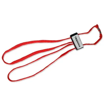 Textile Disposable Handcuffs Training (Rood)