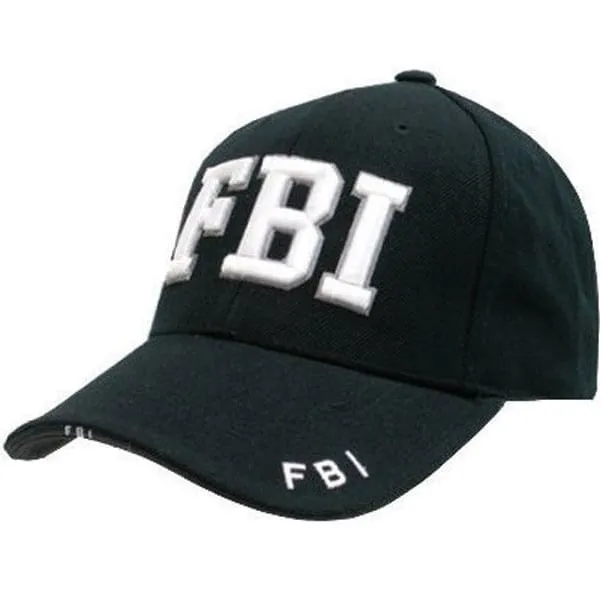 3D Baseball Cap – FBI