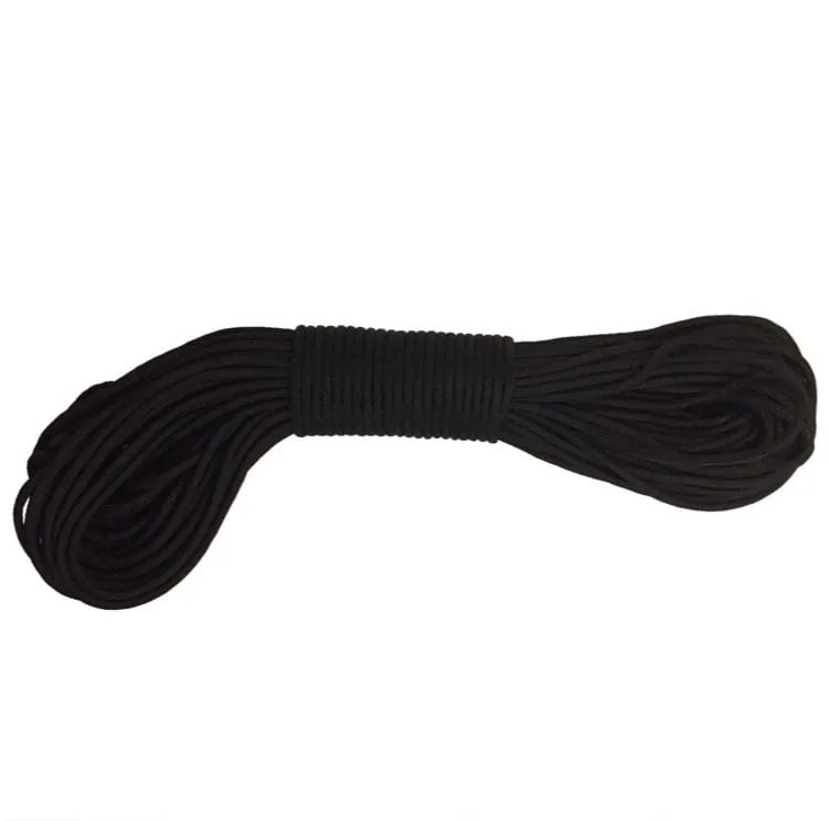 Airsoftneeds – Paracord 7 String, 30 Meter (Zwart)