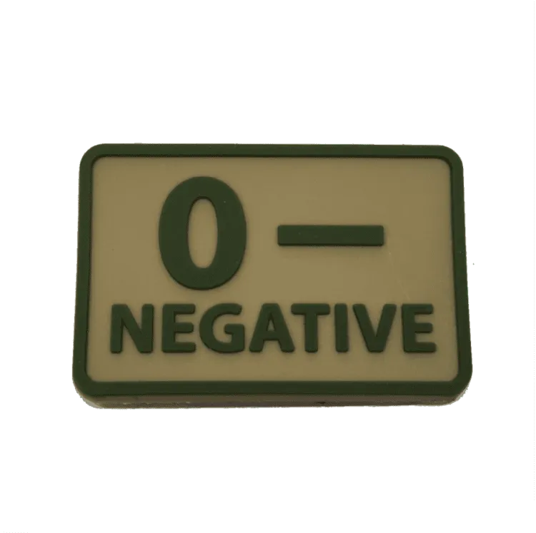 PVC Patch o- Blood Type · Tan / FDE