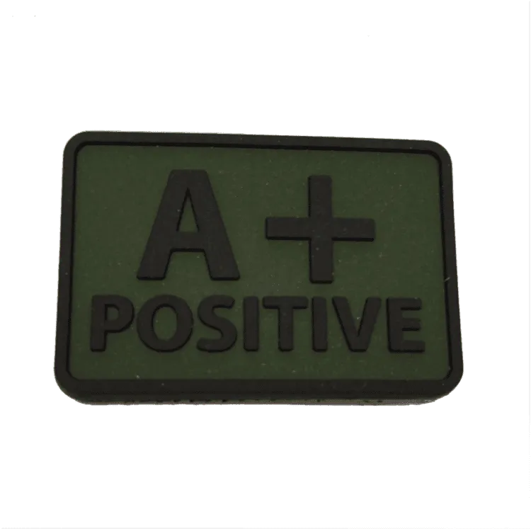PVC Patch A+ Blood Type · Verde / OD