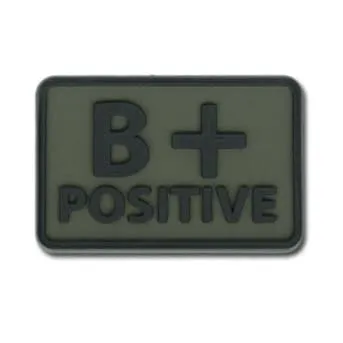 PVC Patch B+ Blood Type · Verde / OD