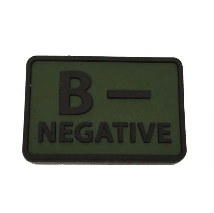 PVC Patch B- Blood Type · Verde / OD