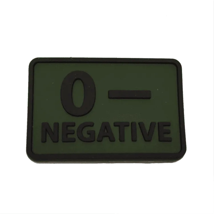PVC Patch o- Blood Type · Verde / OD