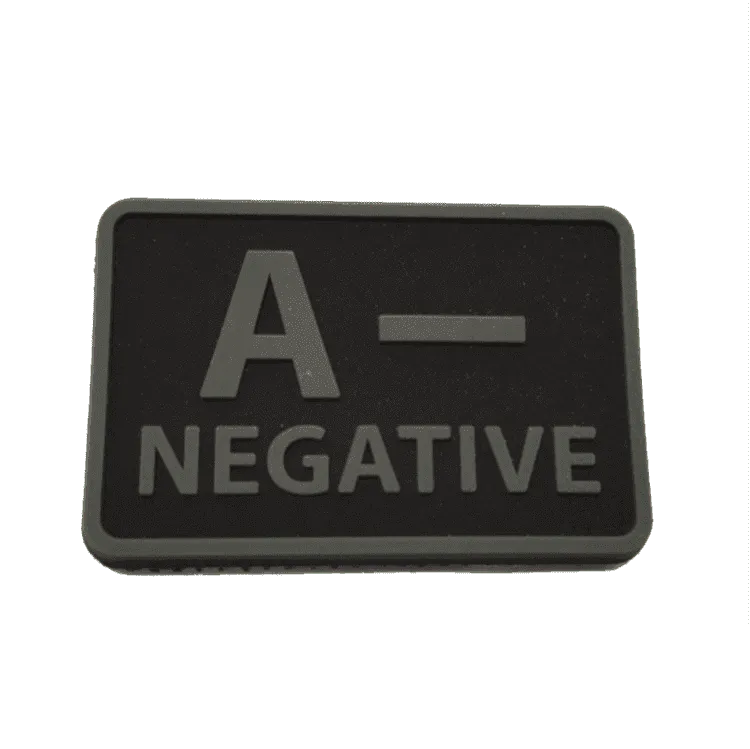 PVC Patch A- Blood Type · Negro