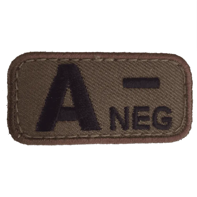 Mil-Spec Monkey – A Neg – Bloedgroep Patch