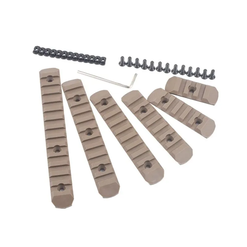 MP – Polymer RIS Rail – M-LOK & KeyMod – 6 St. · Tan / FDE