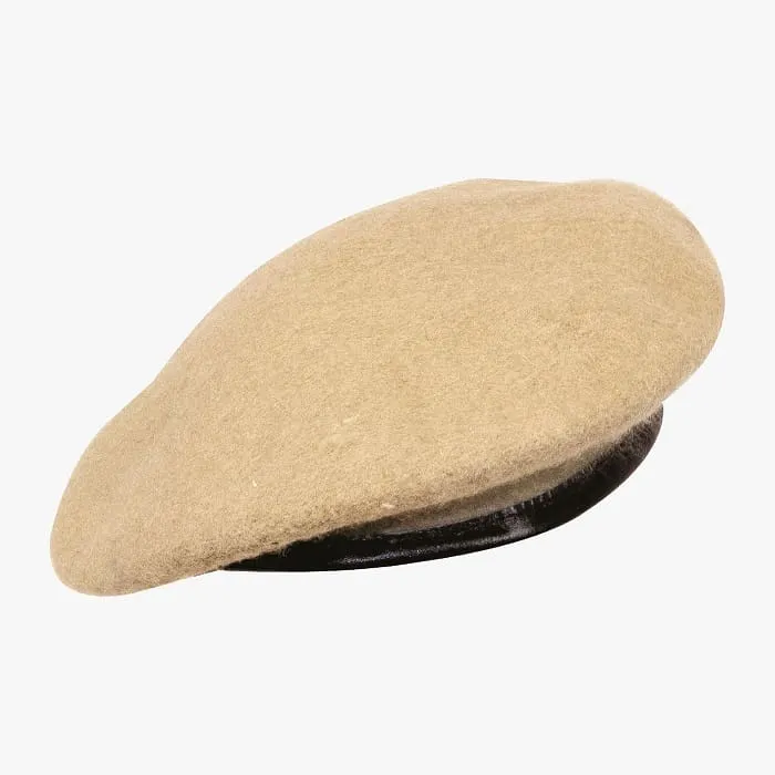 Beret Hat – S · Sand brown