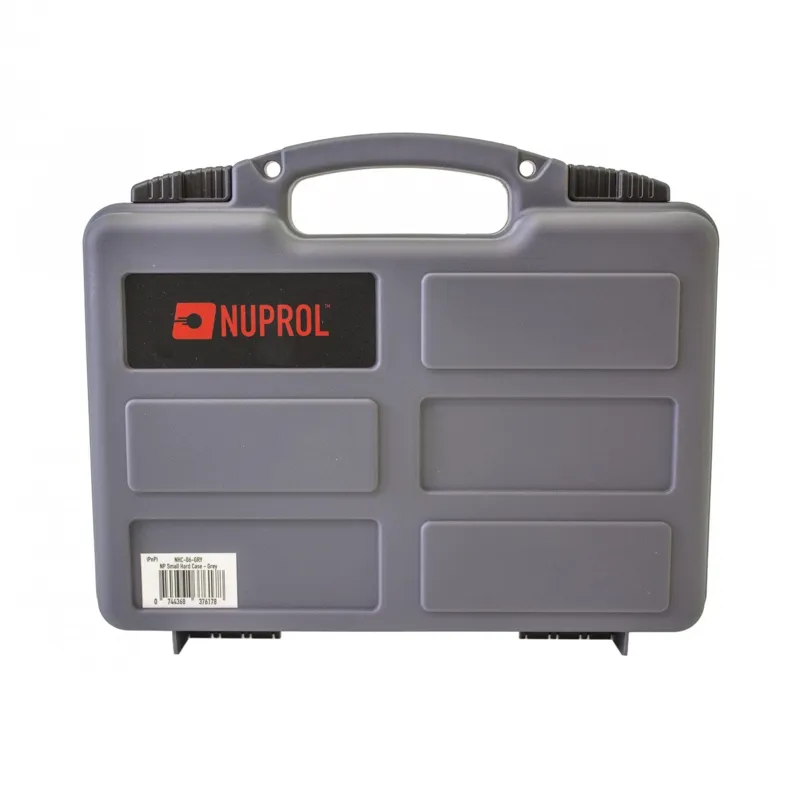 Small Hard Pistol Case, Wave Foam · Gris