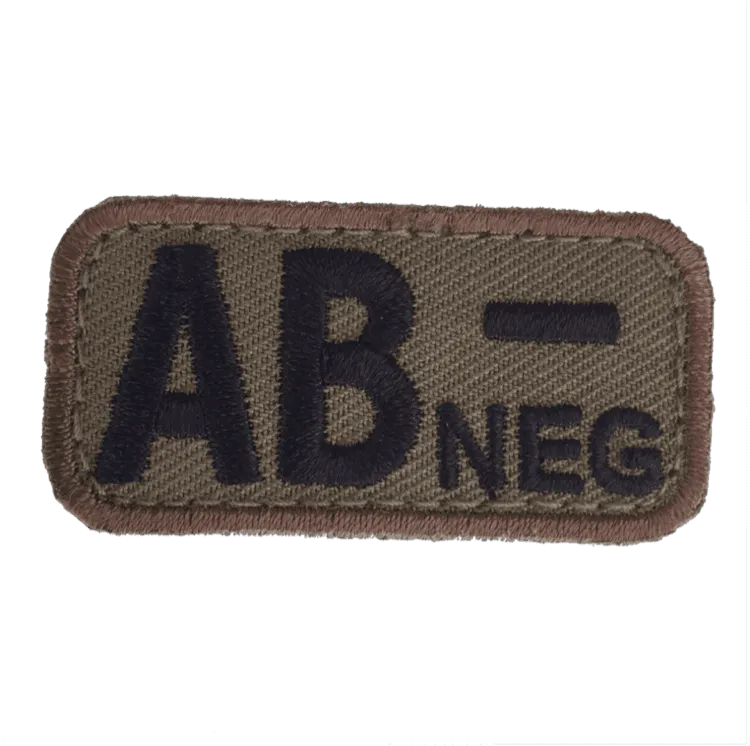 Mil-Spec Monkey – AB Neg – Bloedgroep Patch