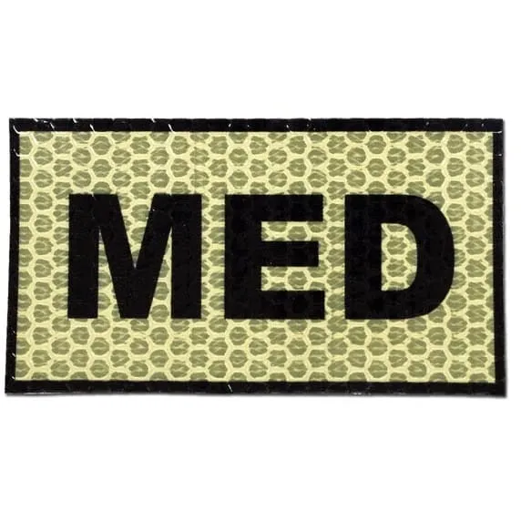 Combat-ID – Medic Patch “MED” – IR · Tan / FDE