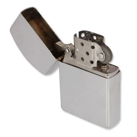 Windproof Lighter – Chrome Polished