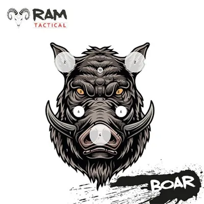 Boar Schietkaarten 14×14 – 50 Stuks - Ram Tactical