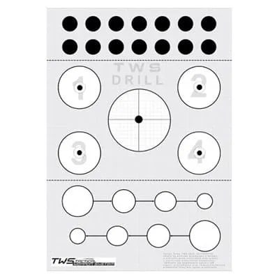 Tactical Weapen System – Drill Target – 10 St