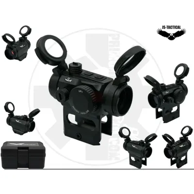 1x20 2 MOA con Rialzo 1” e Doppio Attacco 20 mm - JS-Tactical - Royal
